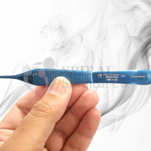 Adson Brown Delicate Tissue Forceps, 9X9 Teeth, Ti-Coat Series, 12cm