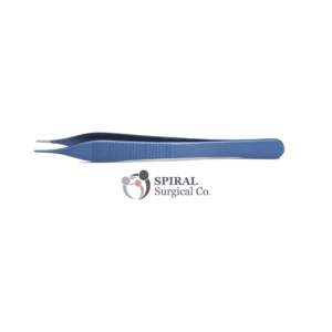 Adson Forceps, Serrated, Titanium-BlueLine