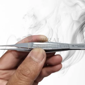 Castroviejo Suturing Forceps, 1X2 teeth, 0.9 mm