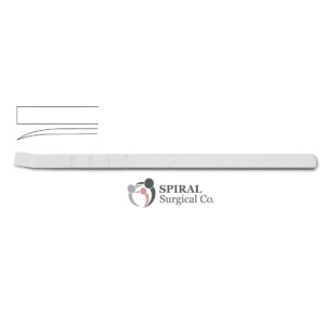 Cottle Osteotome, 18cm, 6mm, Curved, Graduated